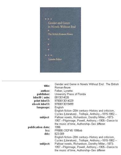 Gender and genre in novels without end: the British roman-fleuve