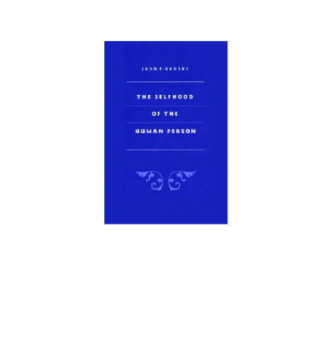 The Selfhood of the Human Person