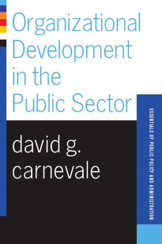 Organizational Development in the Public Sector