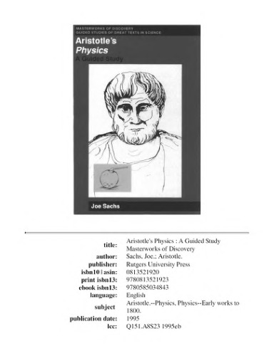 Aristotle’s Physics: A Guided Study