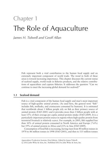 Aquaculture Production Systems