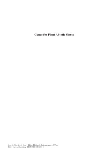 Genes for Plant Abiotic Stress