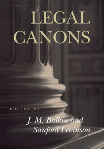 Legal canons