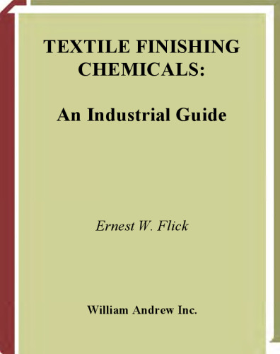 Textile finishing chemicals: an industrial guide