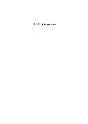 The 60's Communes: Hippies and Beyond