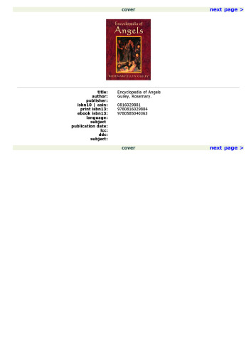 Encyclopedia of Angels