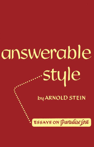 Answerable Style: Essays on Paradise Lost