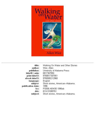 Walking on water and other stories