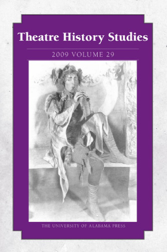 Theatre History Studies 2009, Volume 29