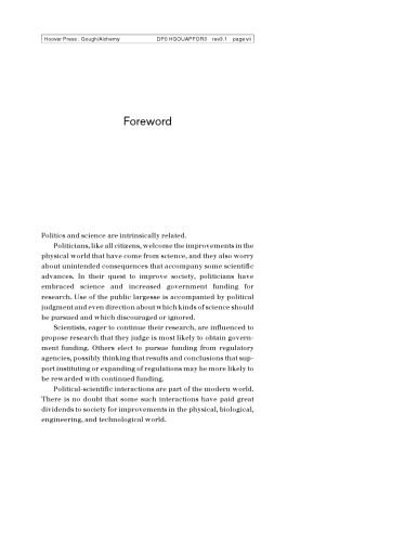 Politicizing Science: The Alchemy of Policymaking