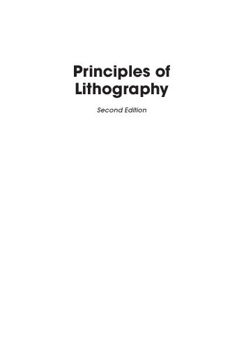 Principles of Lithography, Second Edition