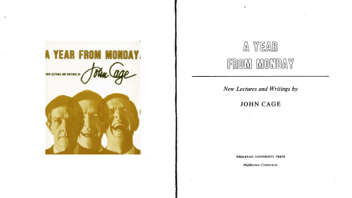 A Year from Monday: New Lectures and Writings