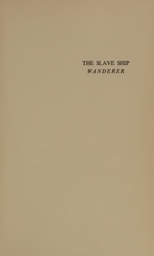 The Slave Ship Wanderer