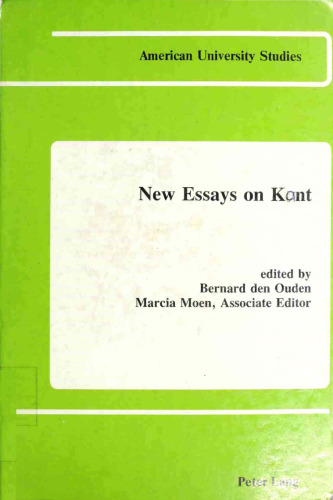 New Essays on Kant