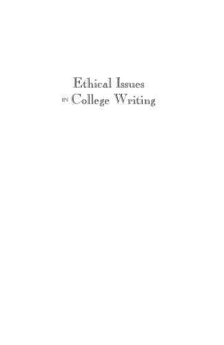 Ethical Issues in College Writing