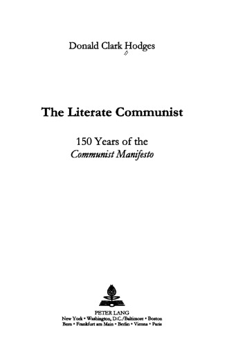The Literate Communist: 150 Years of the Communist Manifesto