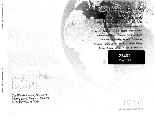 Emerging Stock Markets Factbook 1998 (Annual)