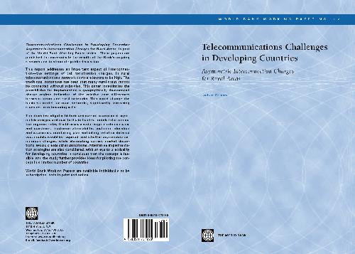 Asymmetric Interconnection Charges for Rural Areas: Addressing the Interconnection Challenge in Developing Countries