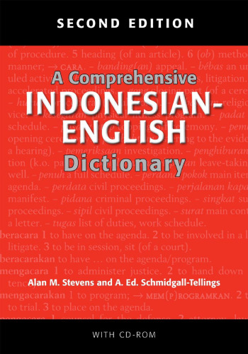 A Comprehensive Indonesian-English Dictionary: Second Edition