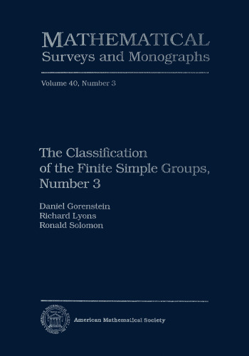 40, No 1 The Classification of the Finite Simple Groups