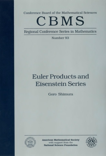 Euler Products and Eisenstein Series