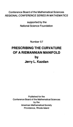 Prescribing the curvature of a Riemannian manifold