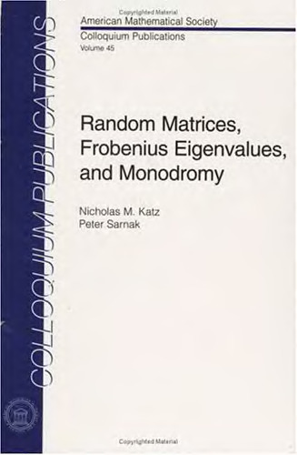 Random Matrices, Frobenius Eigenvalues, and Monodromy