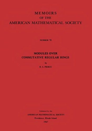 Modules over Commutative Regular Rings