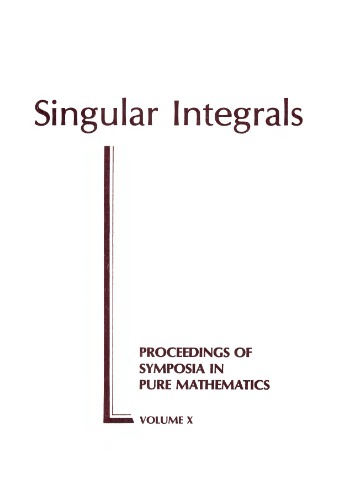 Singular Integrals
