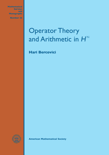 Operator Theory and Arithmetic in H°°