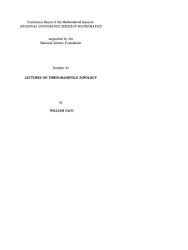 Lectures on three-manifold topology