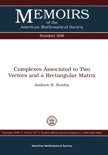 Complexes Associated to Two Vectors and a Rectangular Matrix