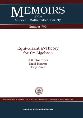 Equivariant E-Theory for C*-Algebras