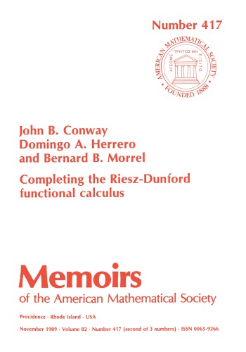 Completing the Riesz-Dunford Functional Calculus