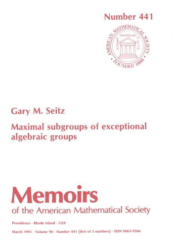 Maximal Subgroups of Exceptional Algebraic Groups