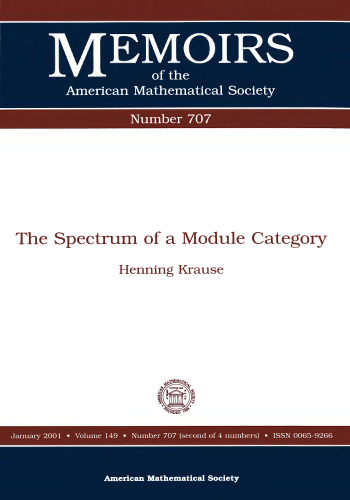 The Spectrum of a Module Category