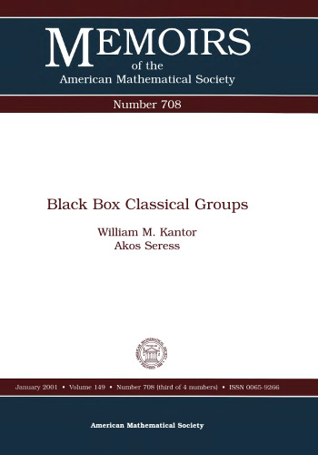 Black Box Classical Groups