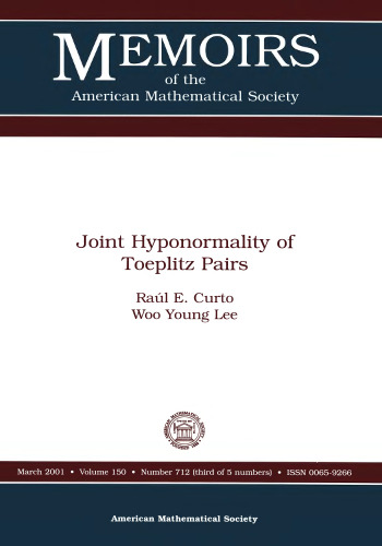 Joint Hyponormality of Toeplitz Pairs