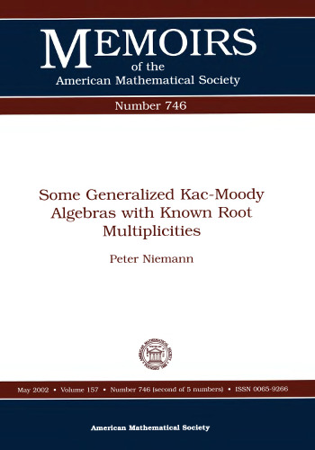 Some Generalized Kac-Moody Algebras with Known Root Multiplicities