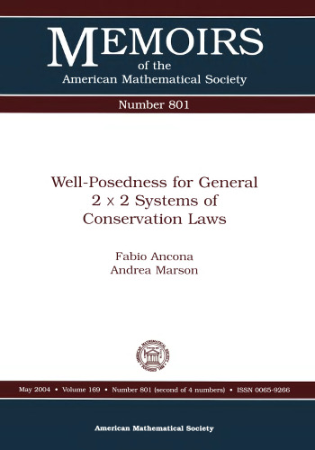 Well-Posedness for General 2 x 2 Systems of Conservation Laws