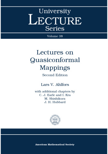 Lectures on quasiconformal mappings