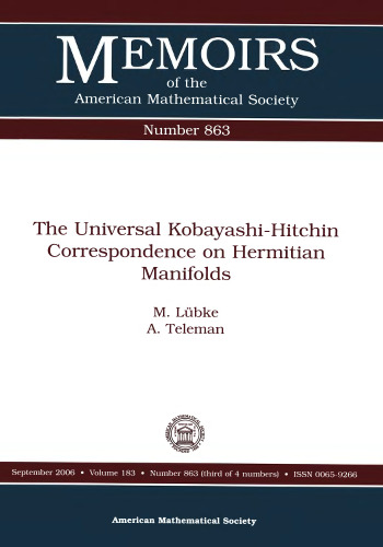 The Universal Kobayashi-hitchin Correspondence on Hermitian Manifolds