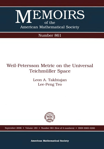 Weil-petersson Metric on the Universal Teichmuller Space