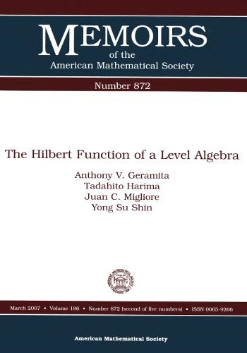 The Hilbert Function of a Level Algebra