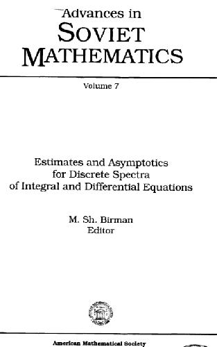 Estimates and asymptotics for discrete spectra of integral and differential operators
