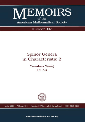 Spinor Genera in Characteristic 2