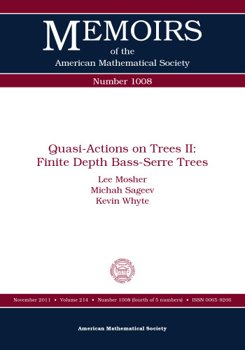 Quasi-actions on trees II: Finite depth Bass-Serre trees