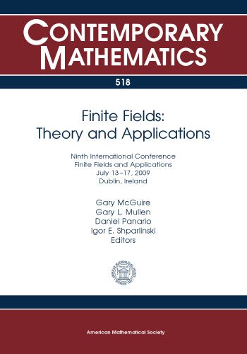 Finite Fields: Theory and Applications