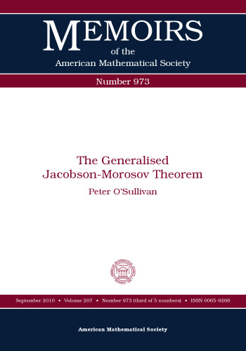 The generalised Jacobson-Morosov theorem