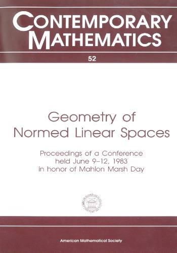 Geometry of Normed Linear Spaces